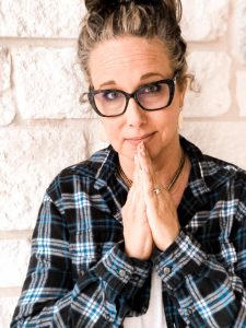 Allison Prayer hands flannel shirt