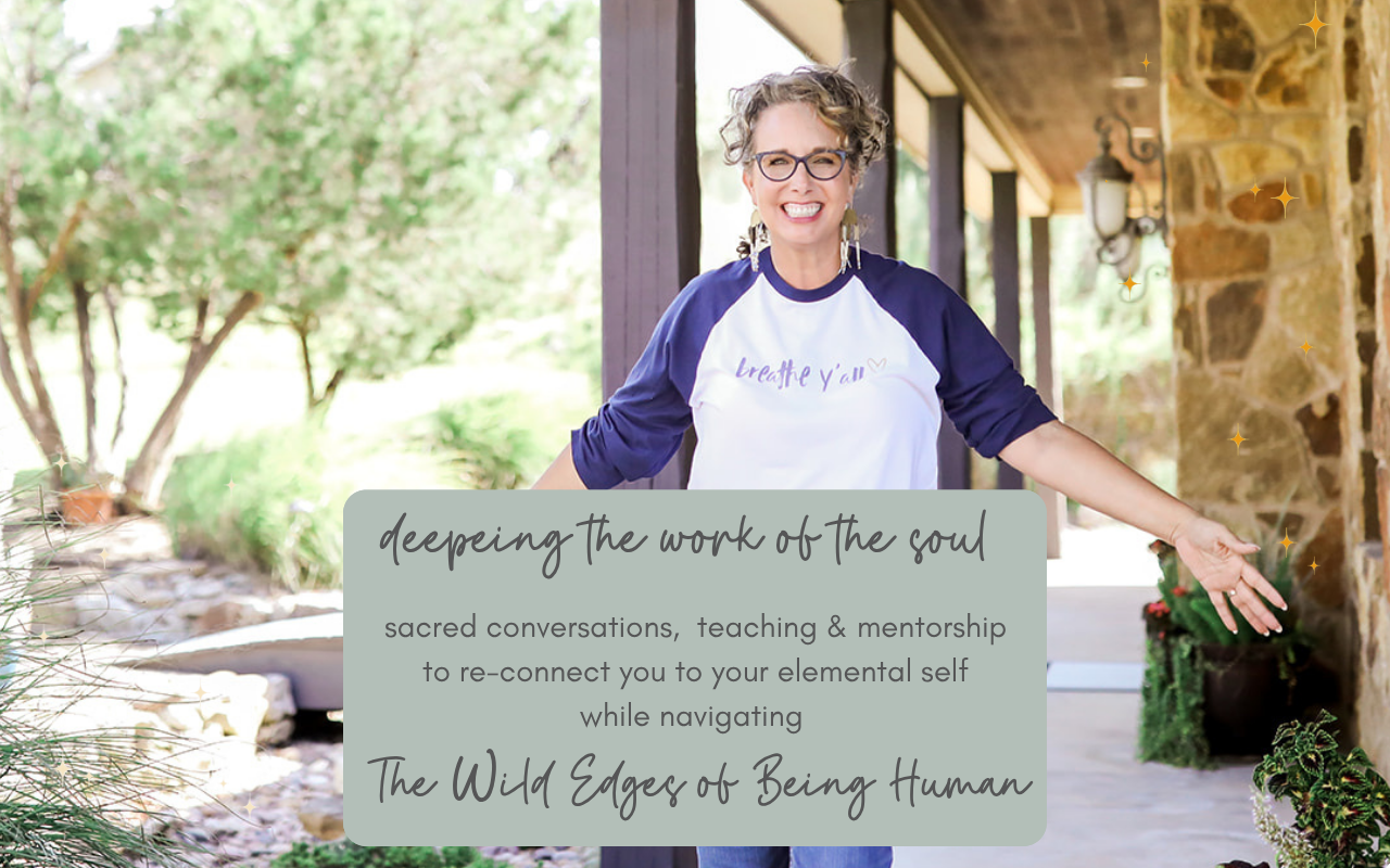 Allison smiling - deepening the work of the soul. Sacred conversations, teaching & mentorship to re connect you to your elemental self while navigating the wild edges of being human.